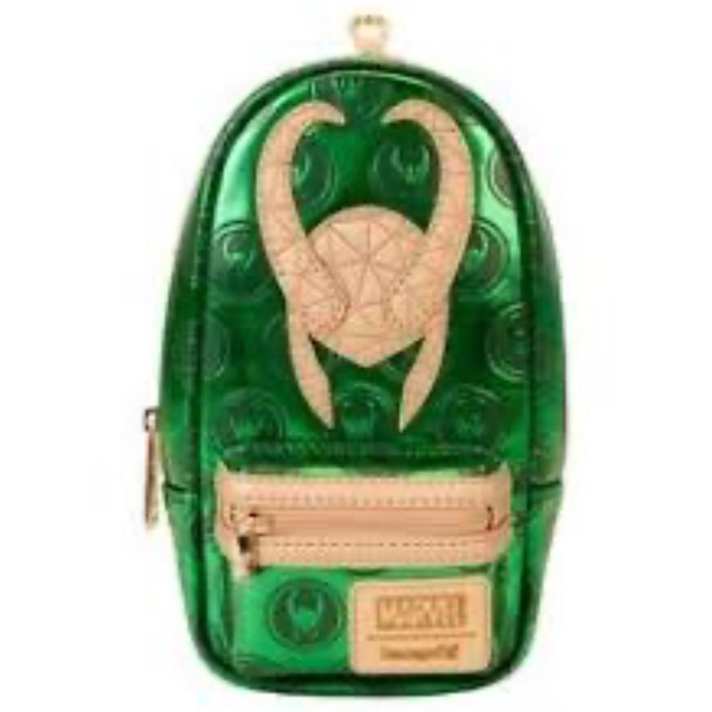 🖤NWT LOUNGFLY MARVEL LOKI PENCIL CASE🖤